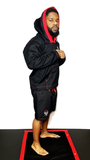 Sudadera con capucha Gi negro y rojo