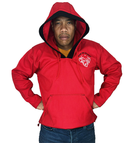 Sudadera con capucha Gi rojo y negro